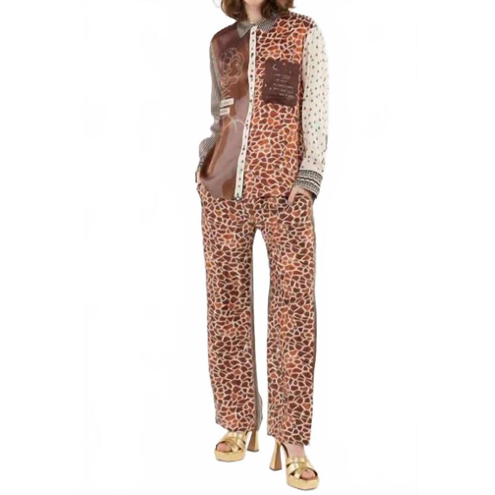 NEW ME369 bailey straight pants in chocolate
